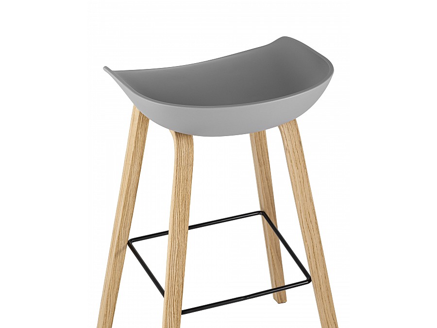 Стул барный LIBRA СЕРЫЙ 2 шт