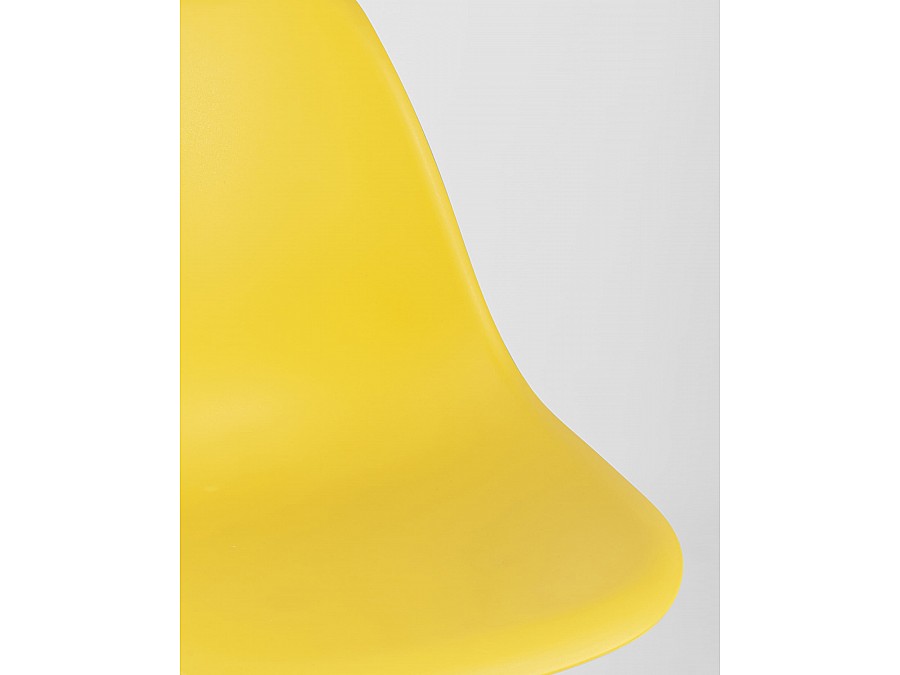 Стул Eames Style DSW желтый x4 (разборный каркас)