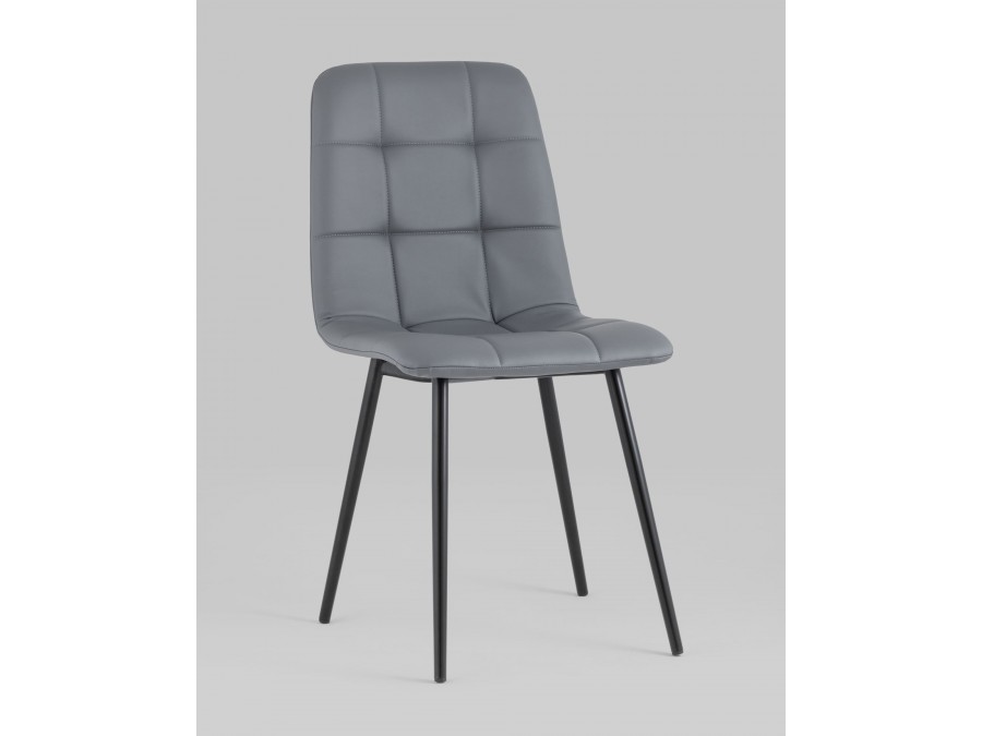 Стул Oliver экокожа серый 2 шт.
