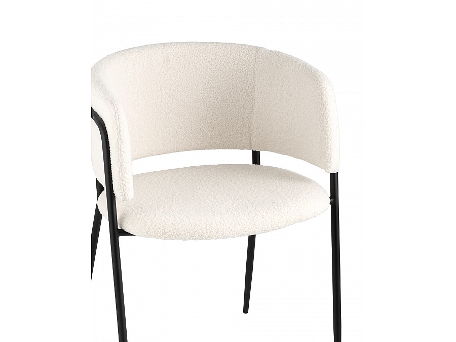 Стул Нэлли ткань букле белый 2 шт.