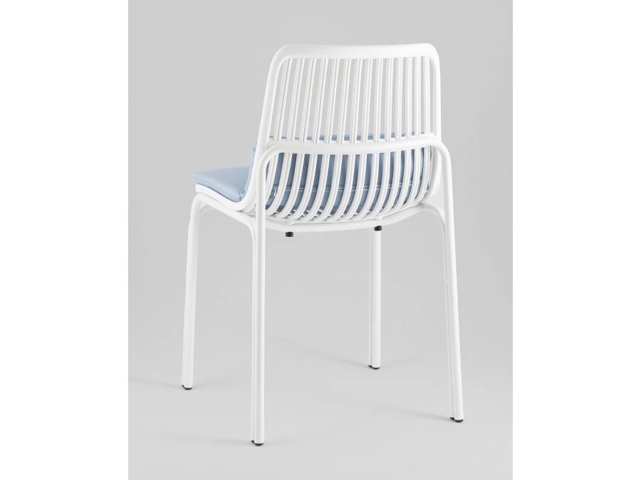 Стул Louran с подушкой белый 2 шт.