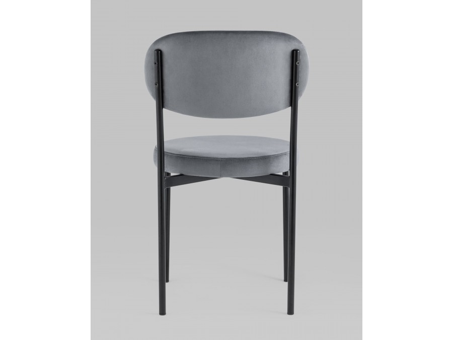 Стул Бриф NEW велюр серый 4 шт