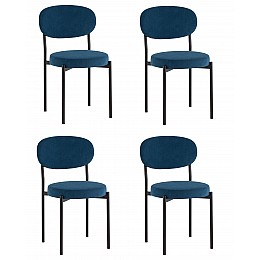 Стул Бриф SN велюр синий, 4шт./уп.