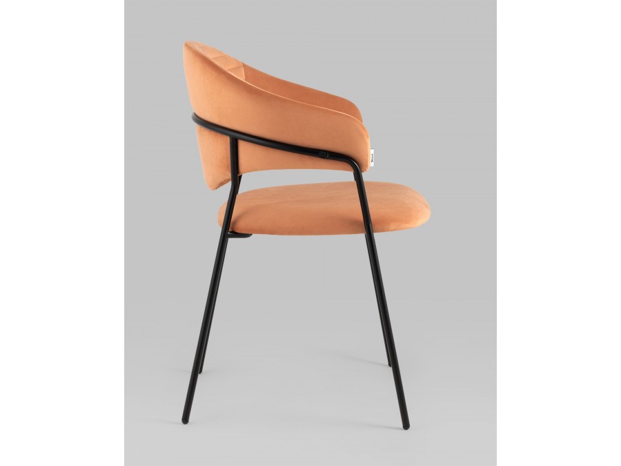 Стул Алексис велюр оранжевый 2 шт