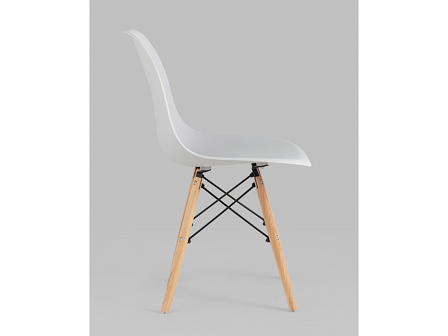 Стул Eames Style DSW светло-серый x4 (разборный каркас)