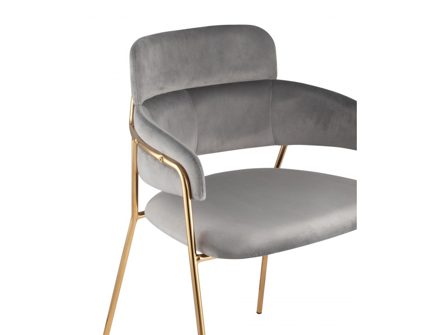 Стул Полин светло-серый 2 шт