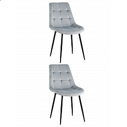 Стул Флекс New велюр пыльно-голубой 2шт.