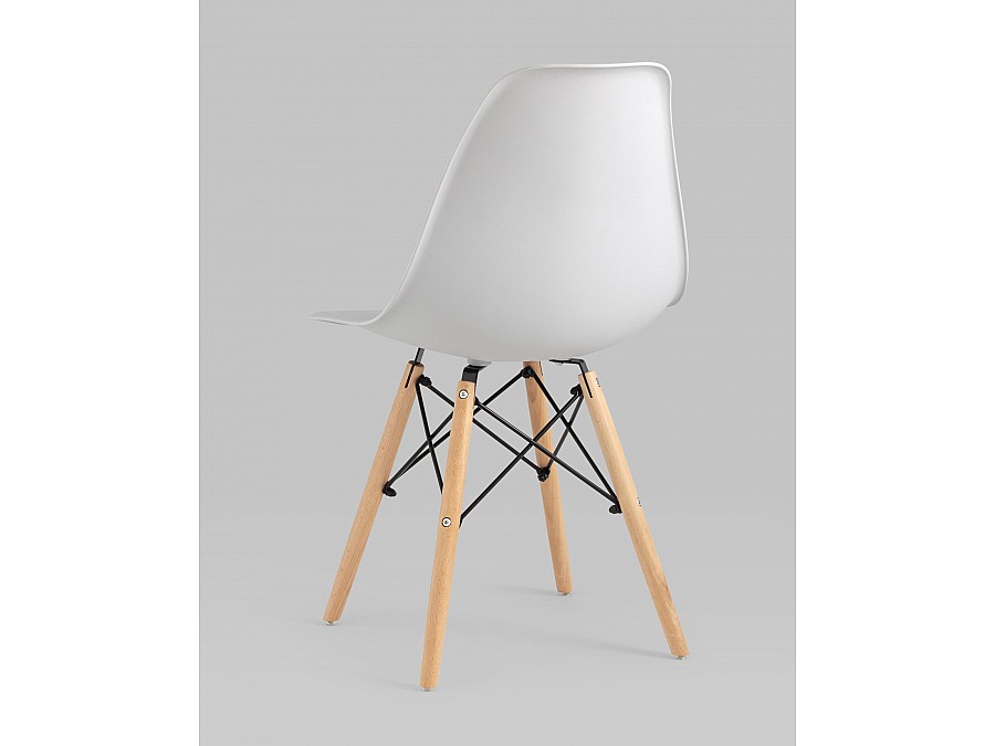 Стул Eames Style DSW светло-серый x4 (разборный каркас)