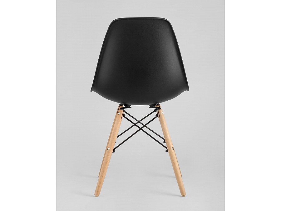 Стул Eames Style DSW черный x4 (разборный каркас)