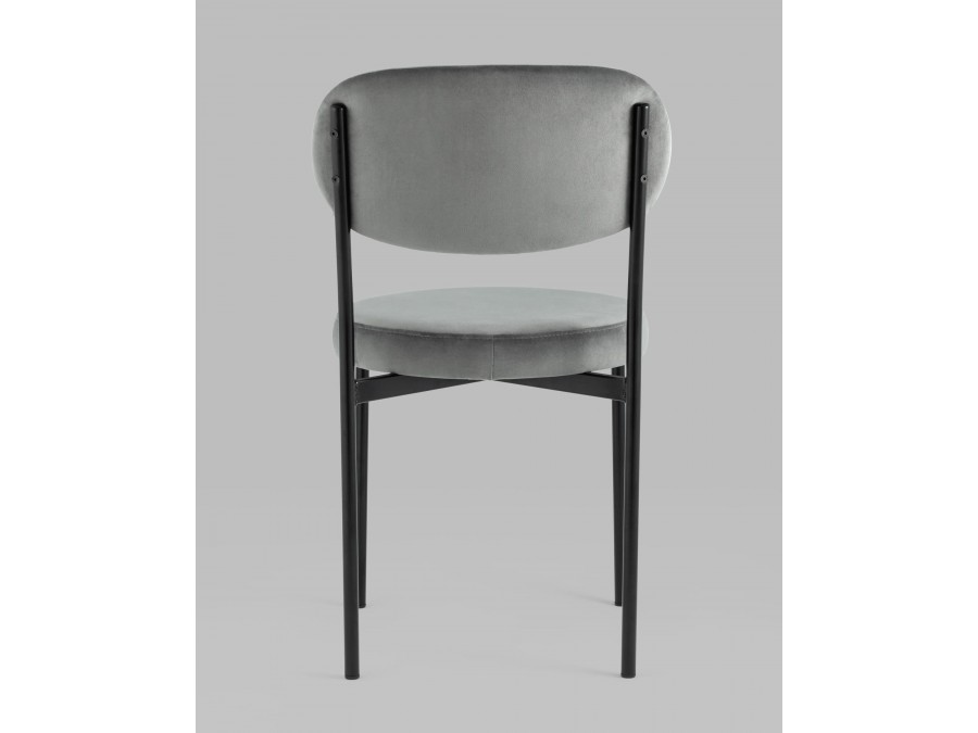 Стул Бриф NEW велюр тёмно-серый 4 шт