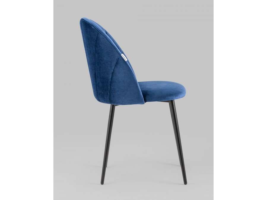 Стул Логан NEW велюр синий 2 шт