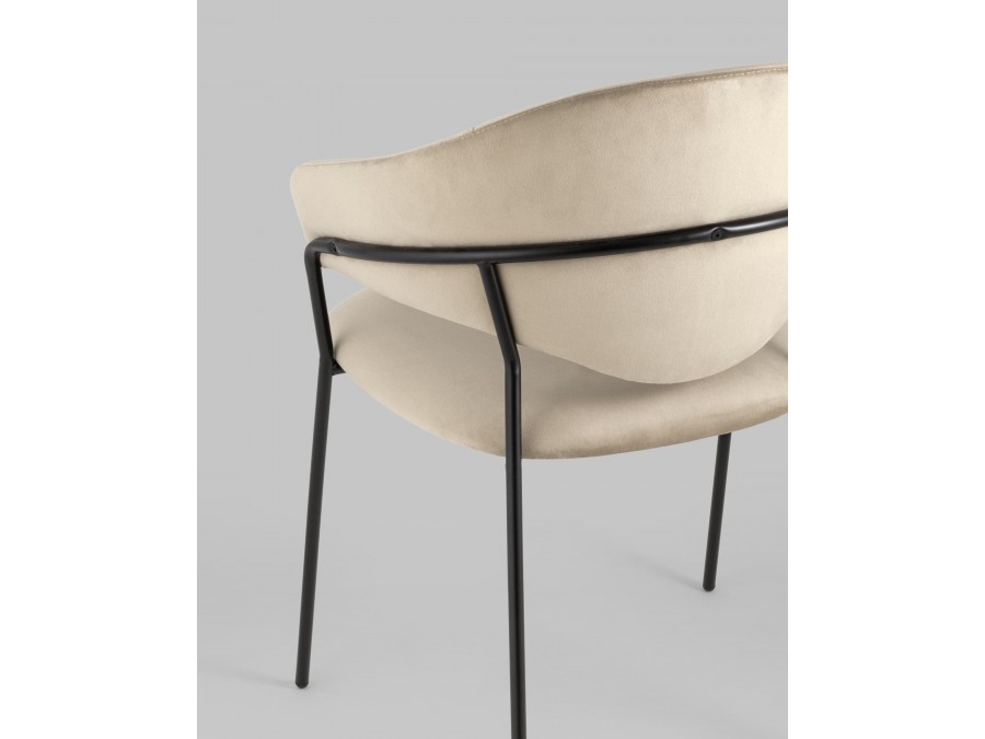 Стул Алексис велюр капучино 2 шт