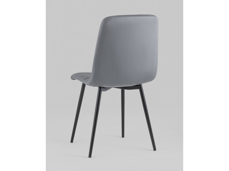 Стул Oliver экокожа серый 2 шт.