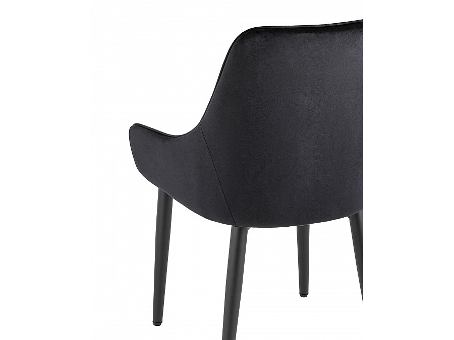 Стул Диана велюр черный 4 шт