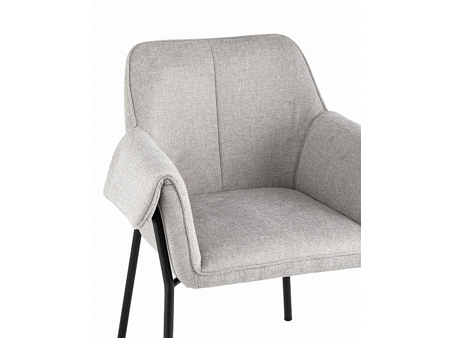 Кресло Бесс рогожка светло-серый 2 шт.