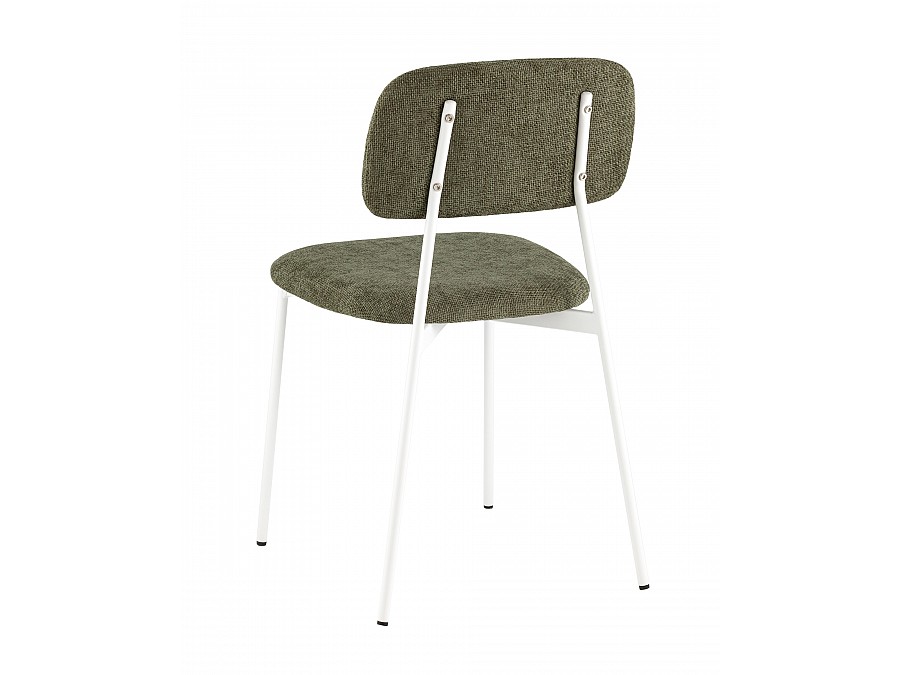 Стул Chao зеленый белые ножки 2 шт.