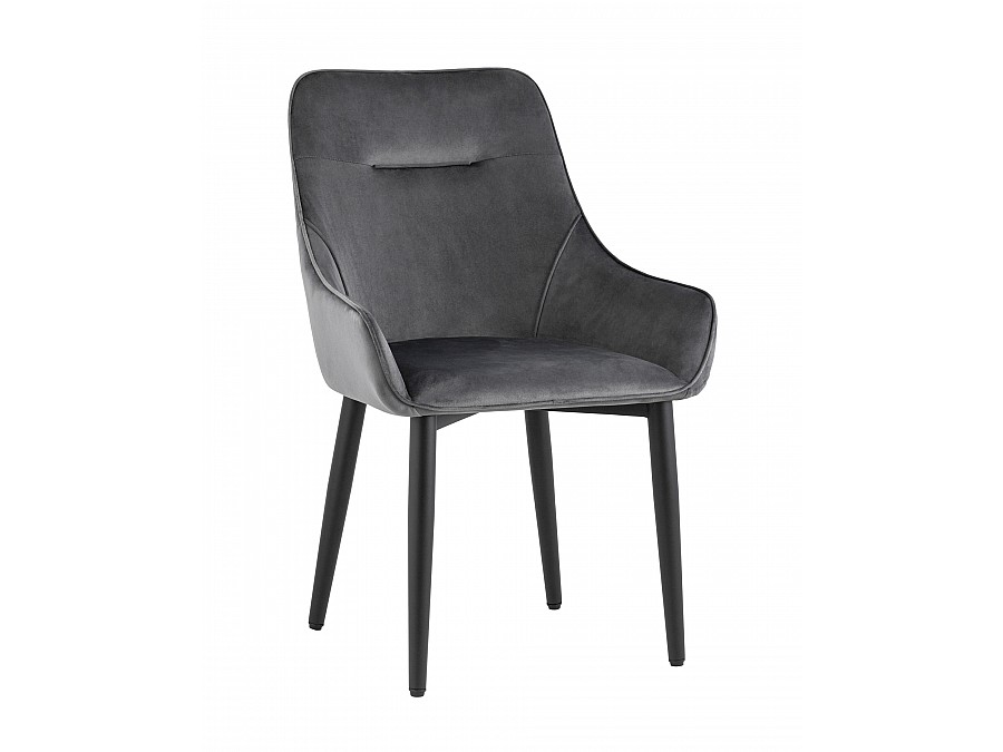 Стул Диана велюр серый 4 шт