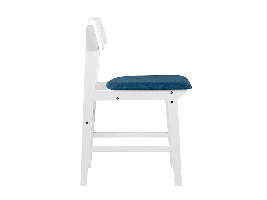 Стул ODEN WHITE синий 2 шт.
