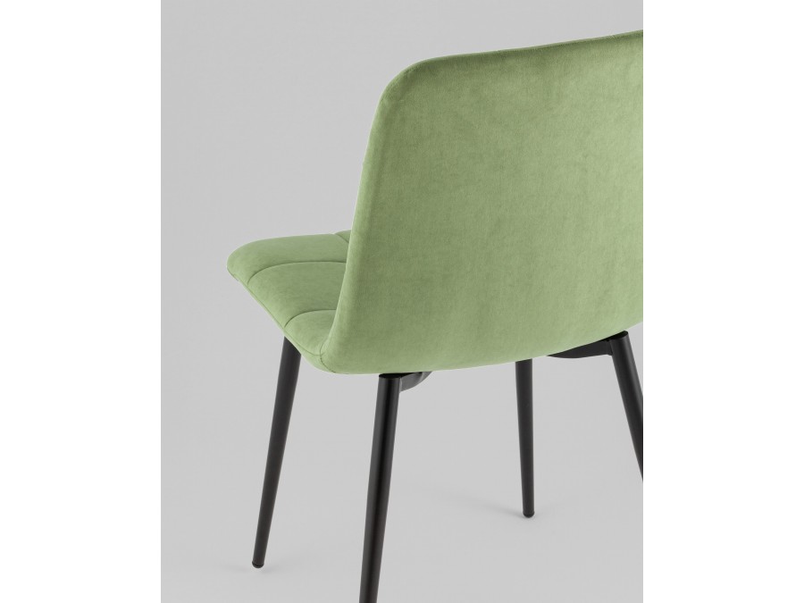 Стул Одди Original Square велюр пыльно-оливковый 4 шт.