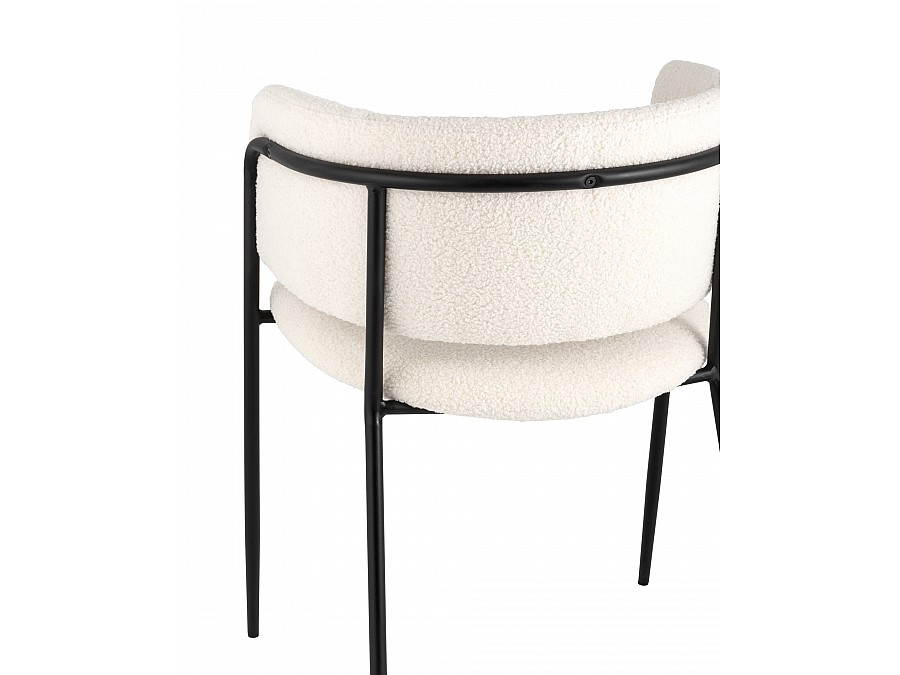 Стул Нэлли ткань букле белый 2 шт.