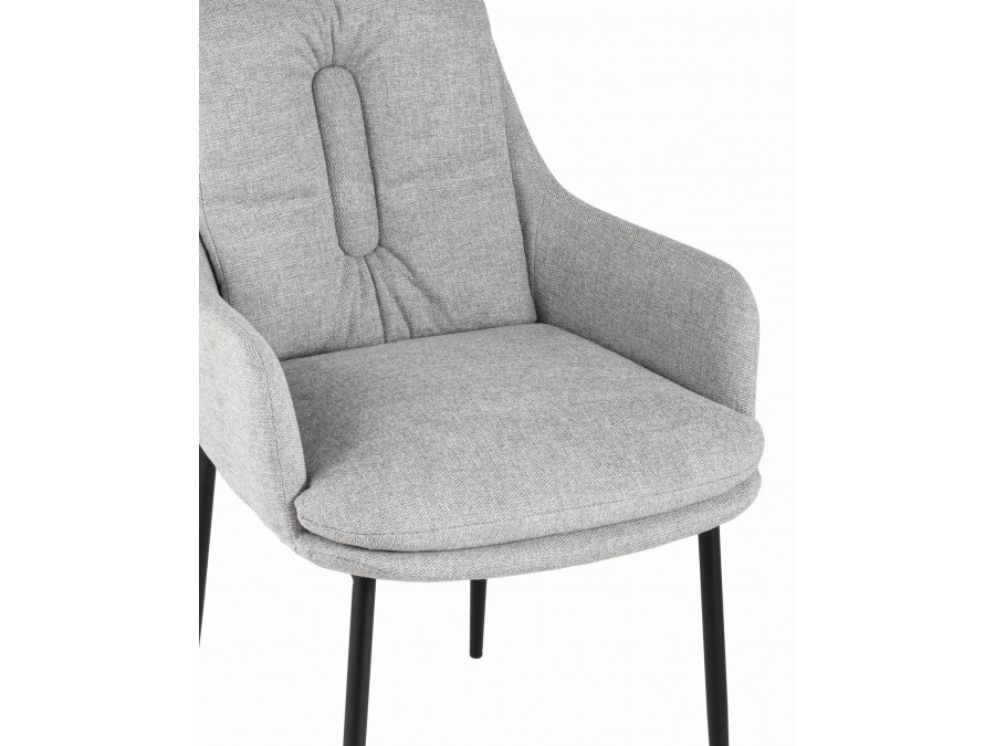 Кресло Саманта рогожка светло-серый 2 шт.