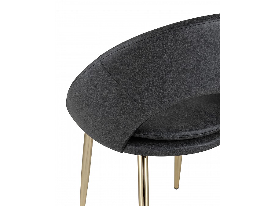 Стул Кензи экокожа темно-серый 2 шт