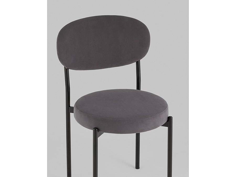 Стул Бриф SN велюр тёмно-серый, 4шт./уп.