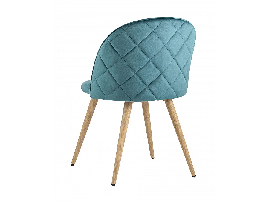 Стул Лион велюр с ромбами аквамарин 4 шт