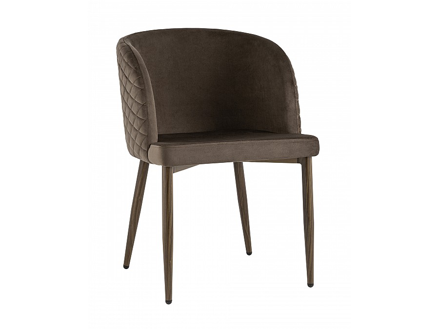 Стул Оскар велюр коричневый 4 шт