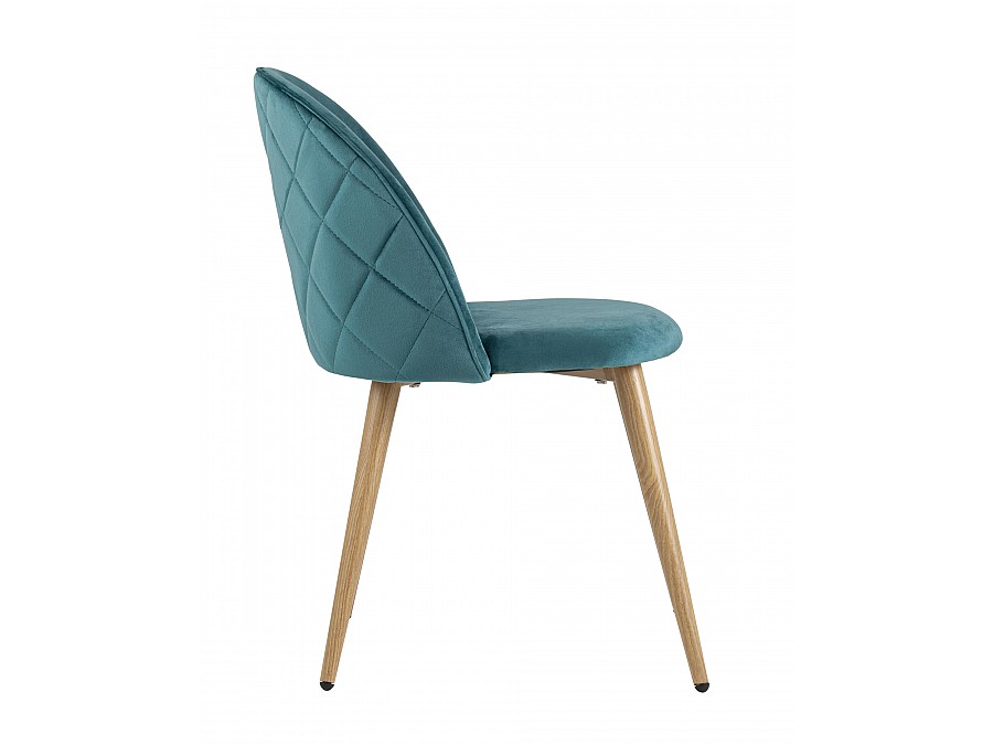 Стул Лион велюр с ромбами аквамарин 4 шт
