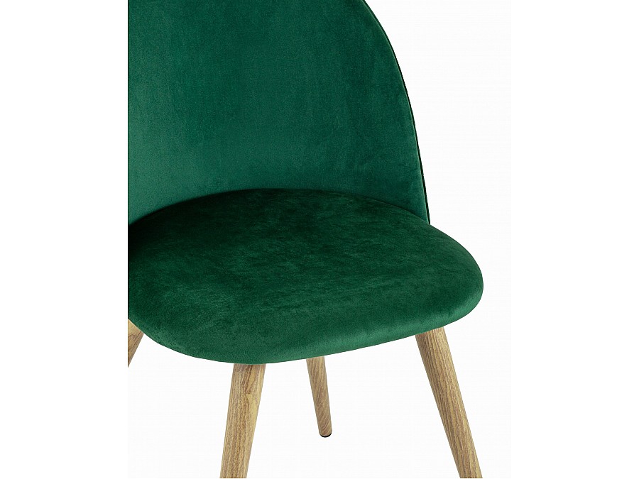 Стул Лион велюр с ромбами зеленый 4 шт