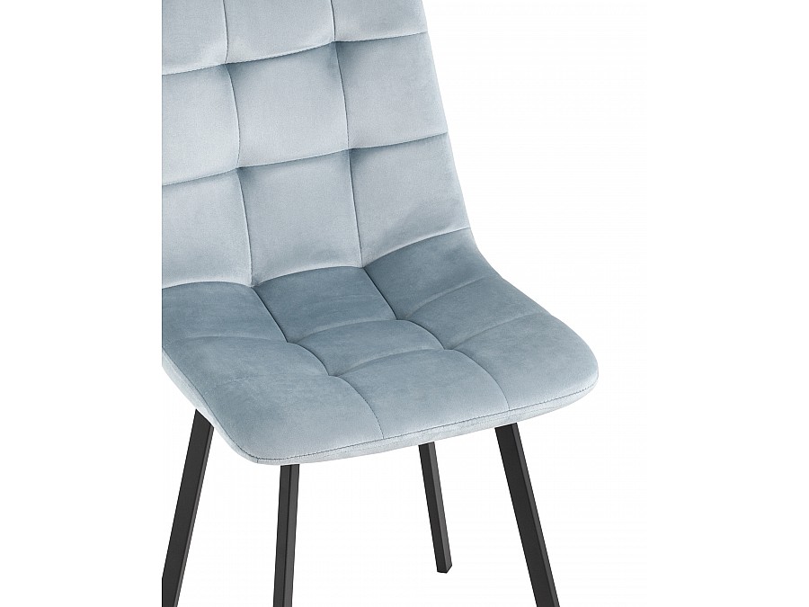 Стул Chilly велюр серо-голубой 4 шт.