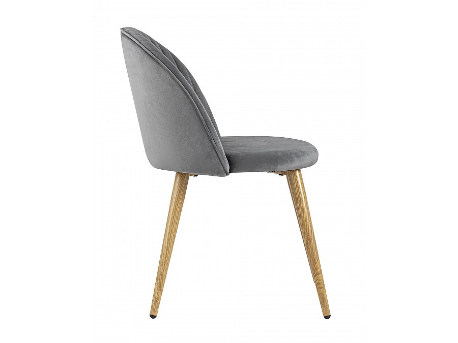 Стул Лион Страйпс велюр серый 4 шт