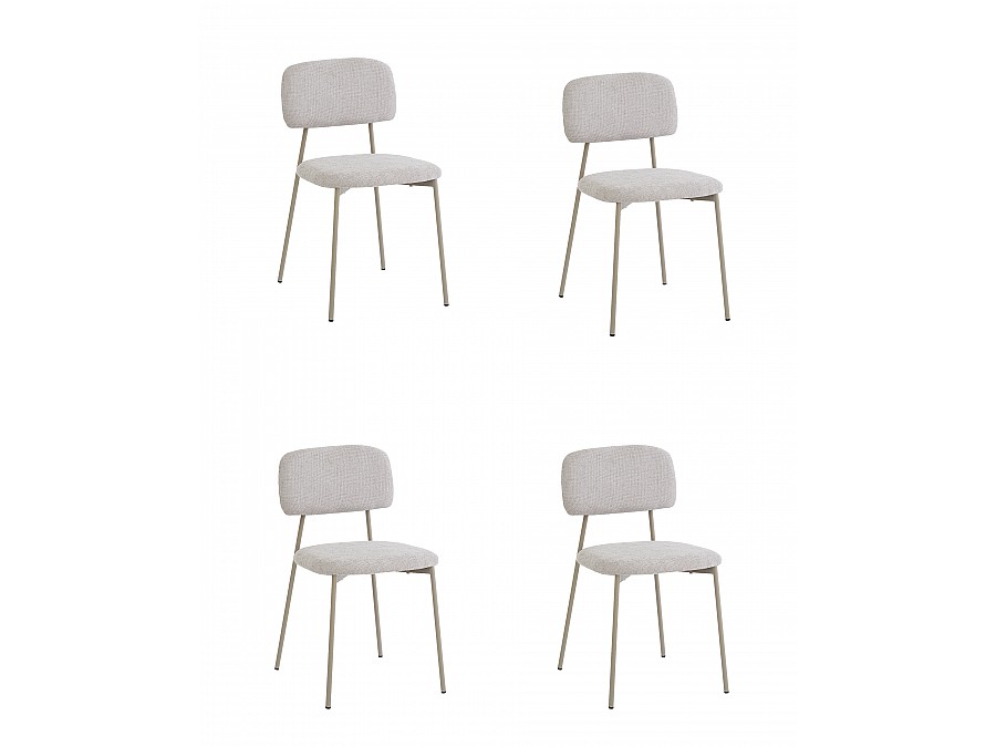 Стул Chao серый серые ножки 4 шт.