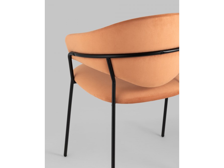 Стул Алексис велюр оранжевый 2 шт