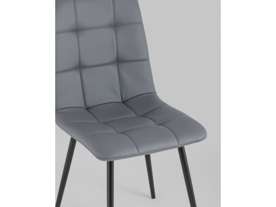 Стул Oliver экокожа серый 2 шт.