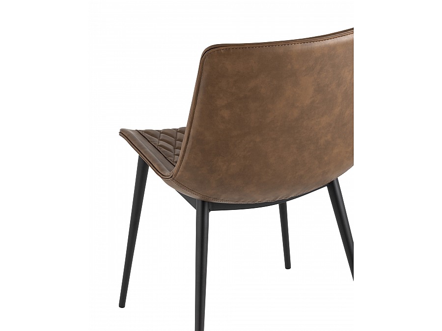 Стул TEXAS экокожа коричневый 2 шт.