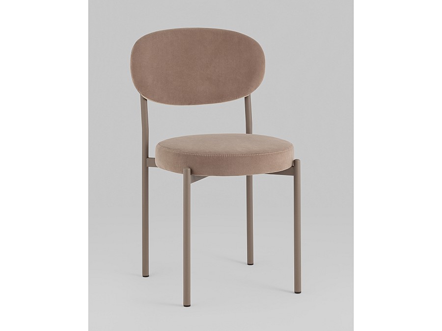 Стул Бриф SN велюр капучино каркас капучино муар, 4шт./уп.