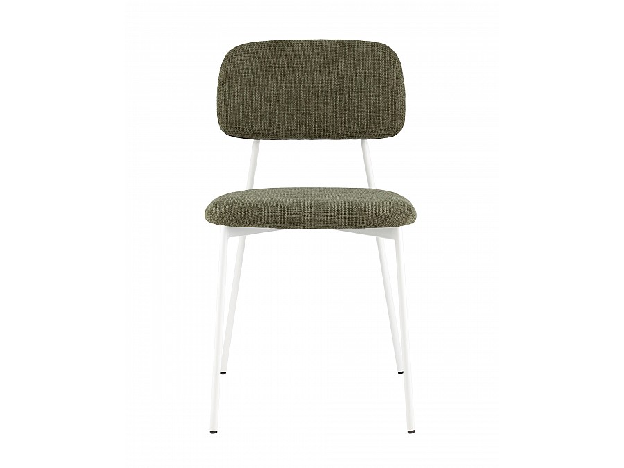 Стул Chao зеленый белые ножки 2 шт.