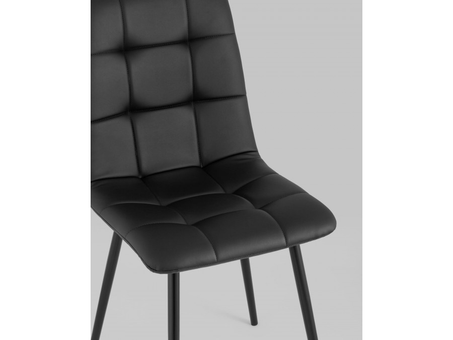 Стул Oliver экокожа черный 2 шт