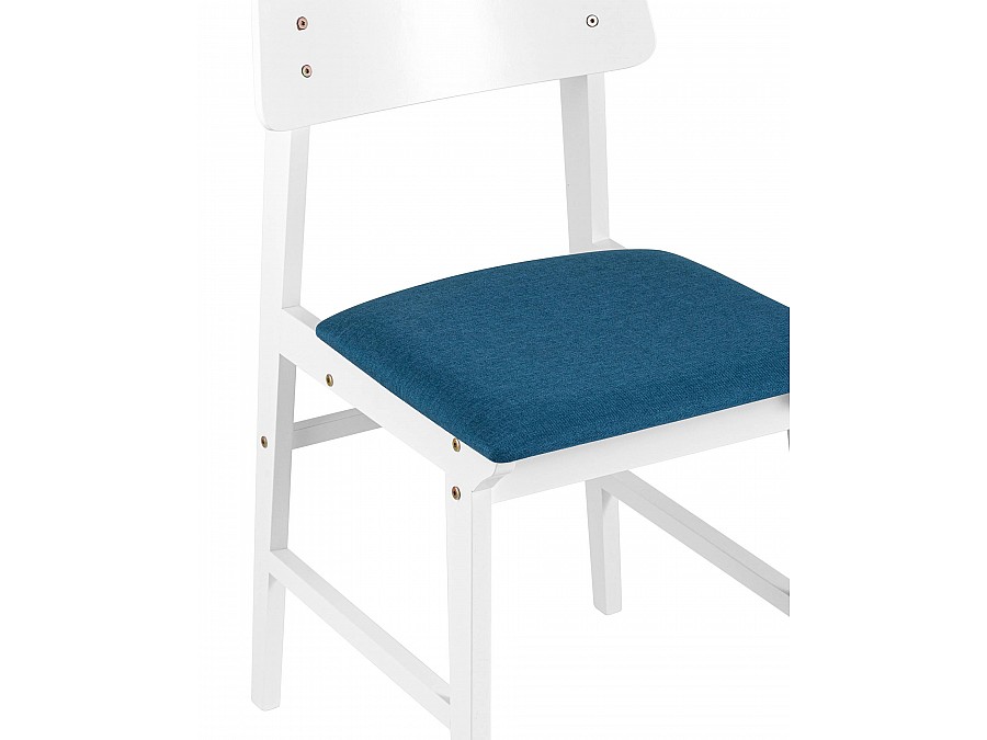 Стул ODEN WHITE синий 2 шт.
