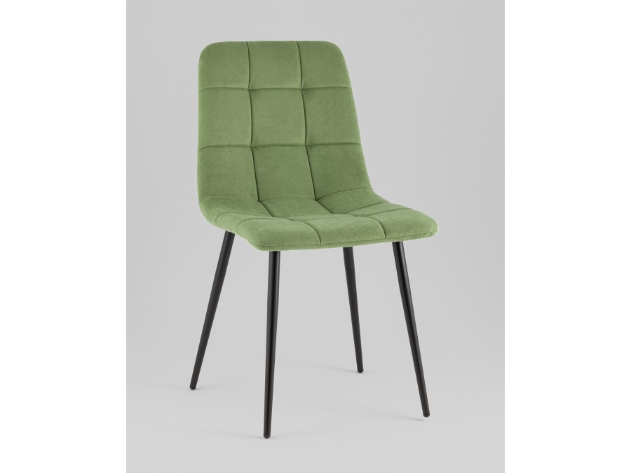 Стул Одди Original Square велюр пыльно-оливковый 4 шт.