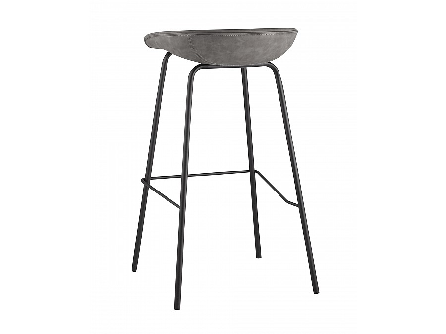 Стул барный Beetle Lite PU серый 2 шт