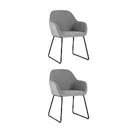 Стул Чак серый 2 шт