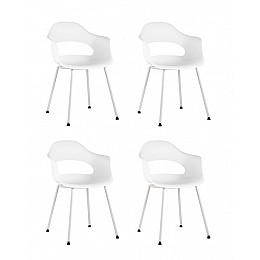 Стул Lady пластик белый 4 шт.