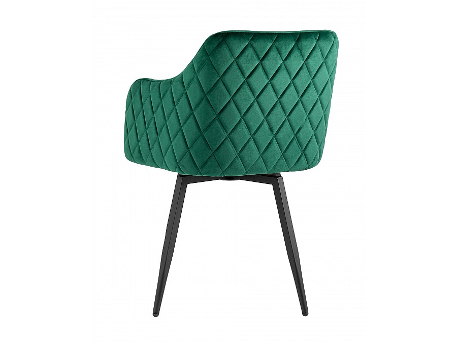 Стул Ника вращающийся велюр изумрудный 2 шт.