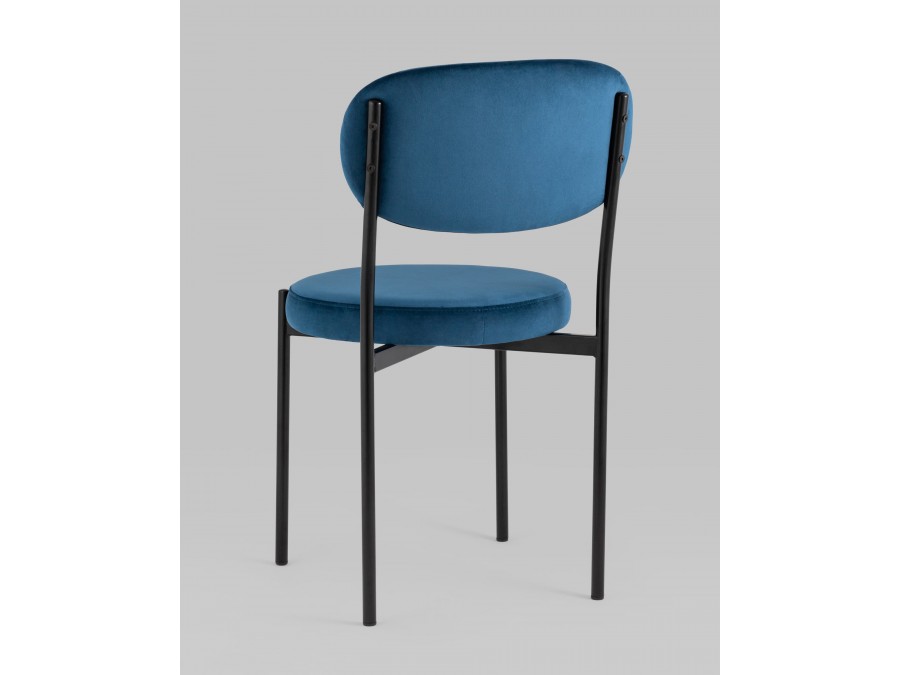 Стул Бриф NEW велюр синий 4 шт