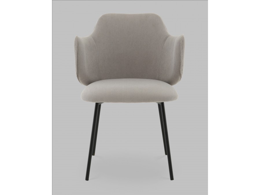 Стул Джиннет NEW велюр светло-серый 2 шт.