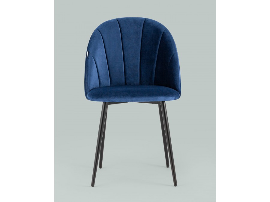 Стул Логан NEW велюр синий 2 шт
