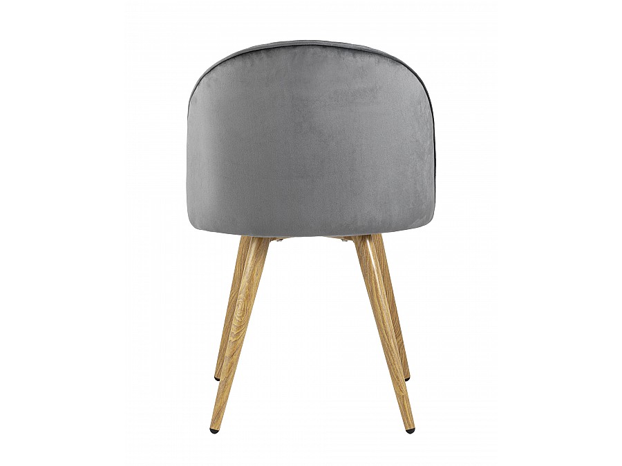 Стул Лион Страйпс велюр серый 4 шт